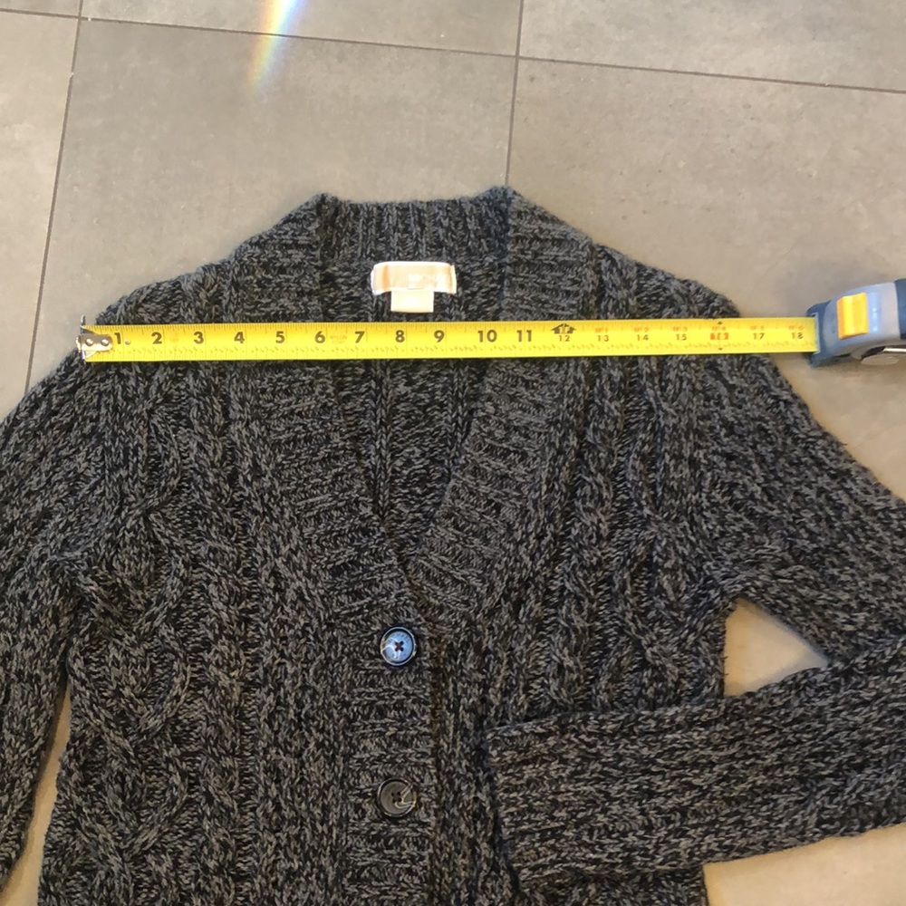 Michael Kors V-Neck Button Down Cardigan Sweater - Picture 4 of 10
